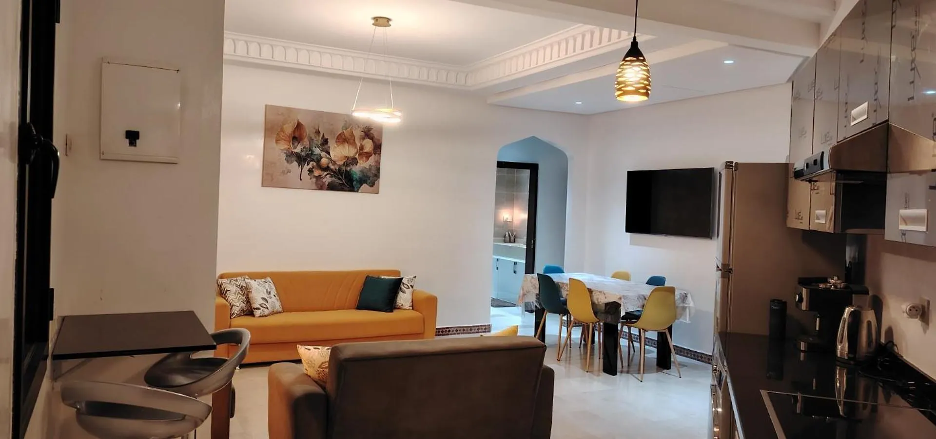 Daire Appartement Cosy A Marrakech Avec Des Espaces Verts Et 5 Piscines Marakeş